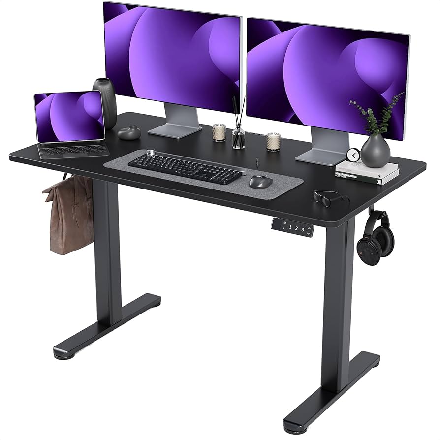 最終価格■電動 昇降デスク 一枚板 スタンディングデスク 幅100cm フック付 Amazon.co.jp: ErGear 電動 昇降式デスク 一枚天板